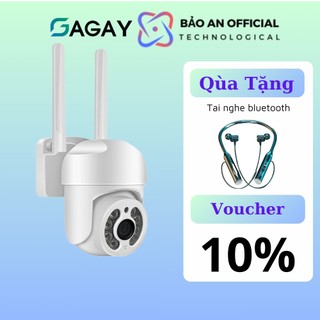 Camera icsee 2 wifi camera giám sát trong nhà ngoài trời xoay 4 chiều dễ dàng cài đặt quan sát ban đêm hiệu quả