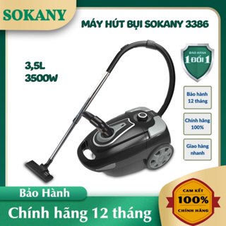 Máy hút bụi cầm tay SOKANY công suất lớn 3500W, hút sạch mọi bụi bẩn trong nhà - SK3386