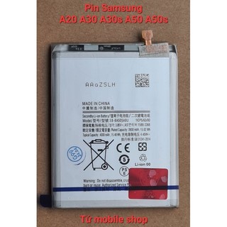 Pin zin Samsung A20 SM-A205 , A30 SM-A305 , A30S SM-A307 , A50 SM-A505 , A50s SM-A507 , mã pin EB-BA505ABU , 4000mAh