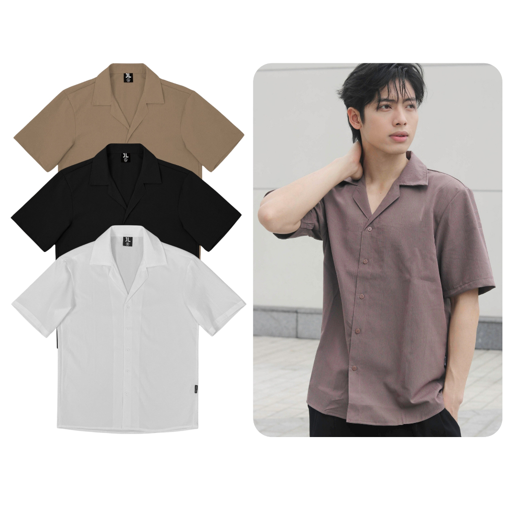 Áo sơ mi cộc tay Float Jack Lane, Áo sơ mi cộc tay thời trang nam nữ unisex, Local Brand Jack Lane