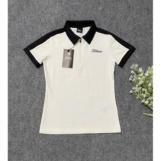Áo thể thao nữ chơi golf, tennis, cầu lông chất thun mịn mát co giãn lên phom xinh