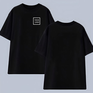 Áo thun form rộng có size chất vải cotton 100% in hình theo yêu cầu - Áo đồng phục cổ tròn form rộng miễn phí thiết kế