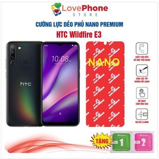 Cường lực HTC Wildfire E3 dẻo phủ Nano Premium chống xước bảo vệ màn hình - Love Phone