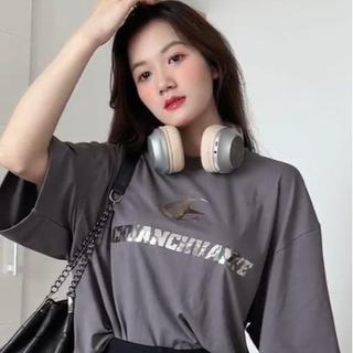 Áo Thun Unisex Form Rộng Tay Lỡ Họa Tiết In Chữ Decal Nổi Bật Dành Cho Nam Nữ ATI003