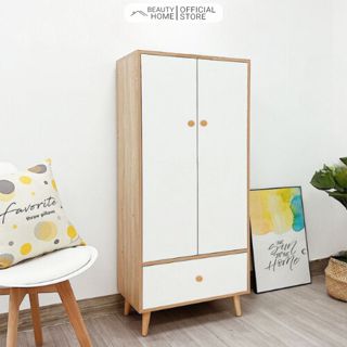 Tủ Quần Áo Trẻ Em Bằng Gỗ, Tủ Treo Quần Áo Đa Năng 3 Cánh Gỗ MDF, Phong Cách Hiện Đại Dễ Dàng Tháo Lắp