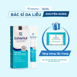 Kem Chấm Mụn Sahemul Giúp Giảm Mụn Trứng Cá Dùng Cho Mọi Loại Da 20gr