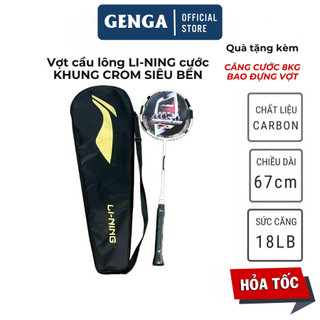 Vợt cầu lông Lining / Victor khung crom GENGA vợt cầu lông cao cấp siêu bền đẹp CL06