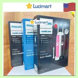 Bàn chải điện Phi.lips Sonicare 4300 ProtectiveClean [Hàng Mỹ]