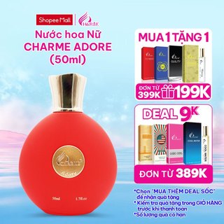 Nước Hoa Nữ CHARME ADORE 50ml Lưu Hương Lâu Phong Cách Tự Tin, Gợi Cảm, Nữ Tính Chính Hãng