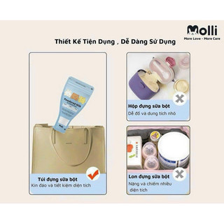 TÚI TRỮ SỮA BỘT MOLLI ( hộp 30 túi )