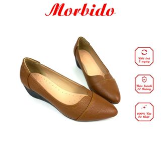 Giày Búp Bê Da Thật Đế Xuồng 5p Mũi Nhọn Morbido M204 -  Da Bò Thật ÊM CHÂN