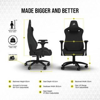 Ghế gaming Corsair TC200 (Hàng chính hãng)