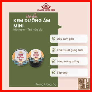 Bộ Đôi Kem Dưỡng Ẩm Mini Sáng Da, Mịn Da, Phấn Nụ Hoàng Cung