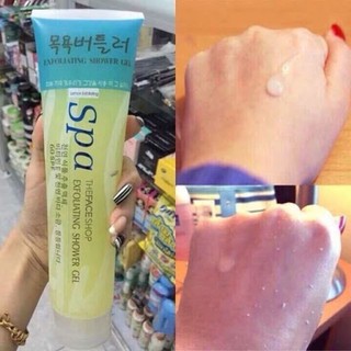 [SaLe 99%] Tuýp Gel Tẩy Da Chết Spa Exfoliating Shower HQ Gel 350ML,Sáng Da. [SLV]