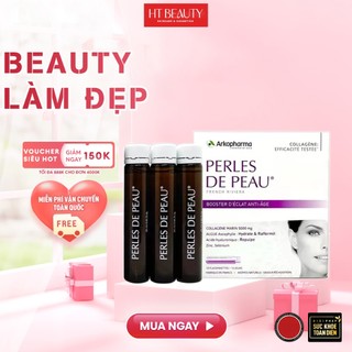 Nước uống đẹp da Collagen Perles De Peau - Arkopharma hàng nhập khẩu chính hãng