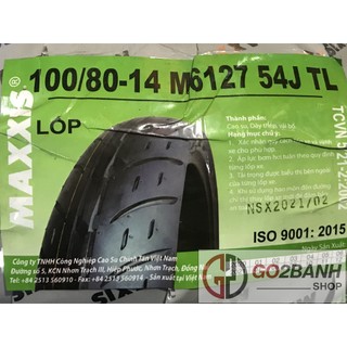 Vỏ maxxis 100/80/14, 80/90/15 6127 vỏ trước/sau liberty không ruột