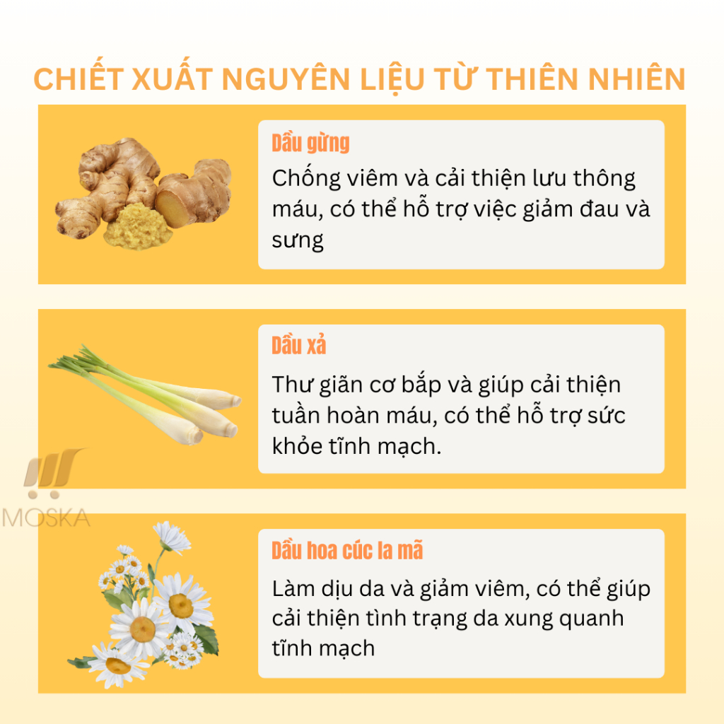 Miếng Dán Giãn Tĩnh Mạch South Moon - Làm Bền Thành Mạch, Giảm Sưng, Phù Nề, Tăng Cường Lưu Thông Máu Hộp 12 miếng|Moska