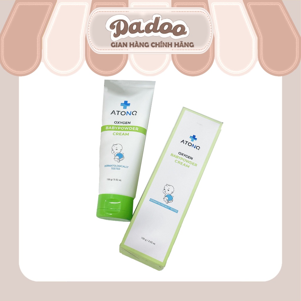 ATONO2 Kem Hăm Atono2 Oxygen Babypowder Cream Cho Bé 100g (0+)