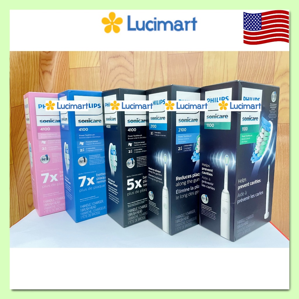 Bàn chải điện Philips Sonicare Essence+, 1100, 2100 DailyClean