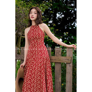 Mozz- Váy maxi hoa đan lưng, váy yếm hoa