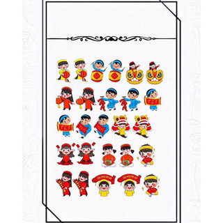 hình bóc dán mẫu chibi sticker