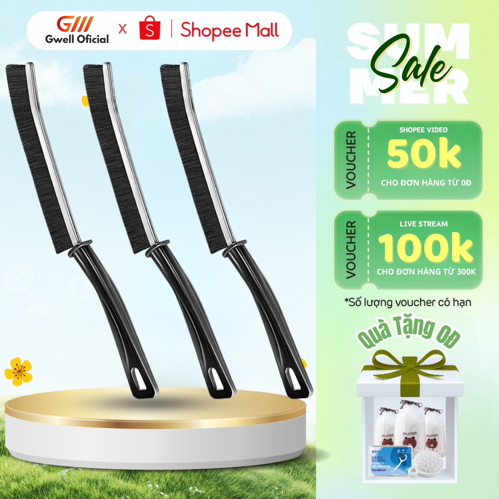 Bàn Chải Vệ Sinh Khe Hở Đa Năng GODWELL Cọ Vệ Sinh Khe Nhà Tắm Khe Cửa Nhà Bếp Nhỏ Gọn Tiện Lợi