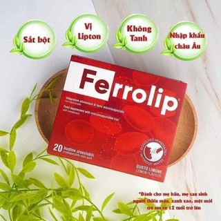 Sắt gói sinh học ferrolip hộp 20 gói
