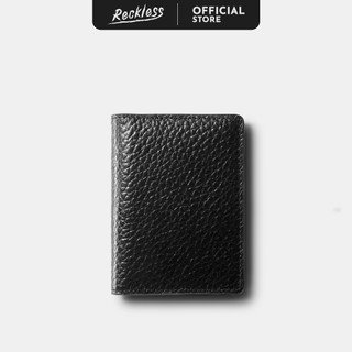 Ví da gập đôi reckless - jack slim wallet - da nappa - 3 màu trơn