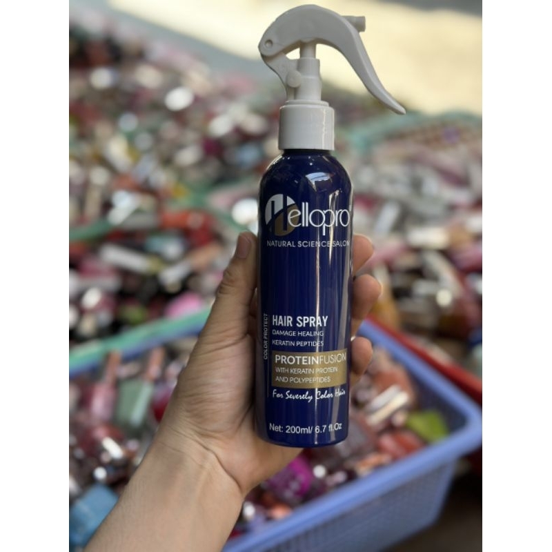 Xịt Dưỡng Tóc Bảo Vệ Màu Nhuộm HELLOPRO 200ML