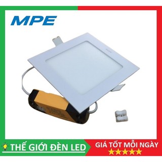  Đèn siêu mỏng LED âm trần VUÔNG MPE SPL 6W - 9W - 12W - 15W - 18W - 24W chính hãng 