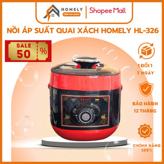 Nồi Áp Suất Quai Xách Đa Năng Homely HL-326 dung tích 6L Công Suất 1000W Hàng Chính Hãng Chất Lượng Cao Bảo Hành Chính H