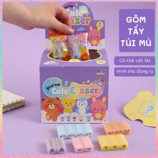 Túi mù test nhân phẩm Blind Bag Gôm tẩy hình thú ngộ nghĩnh đáng yêu