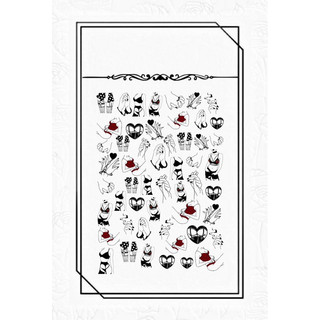 Hình dán sticker dán trang trí