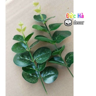Lẻ cành lá táo 1 nhánh trang trí (2 mẫu)