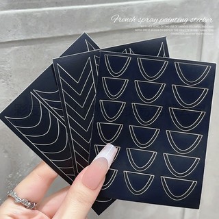 Sticker dán móng dặm ombre , fen đầu móng