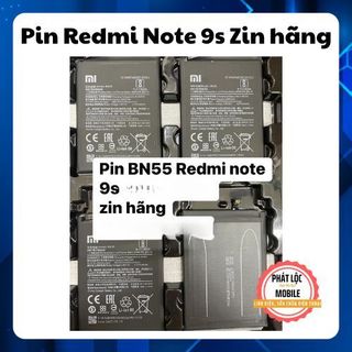 Pin redmi note 9s zin hãng, mã pin bn55, bảo hành 6 tháng