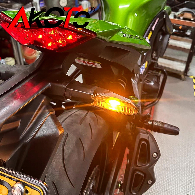 Đèn LED Định Hướng Phía Sau Cho Kawasaki Ninja ZX4R, ZX4RR, ZX25R/RR - Tăng Thêm Tính An Toàn và Thẩm Mỹ - MOTOVIET.VN