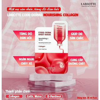 Mặt nạ Labiotte Code-Derm Sheet Mask [Giá lẻ miếng]