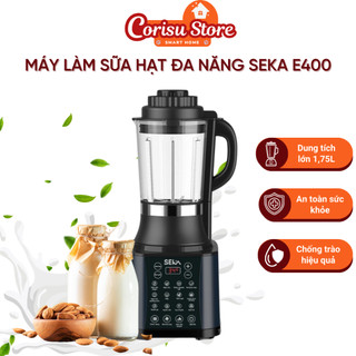 Máy Làm Sữa Hạt Đa Năng SEKA E400 14 Chức Năng Xay Nấu Chuyên Sâu, Dung Tích Lớn 1,75L Công Suất 1800W - BH 12 Tháng