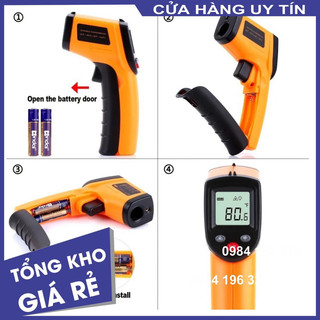 Súng bắn nhiệt độ benetech gm-320 đo nhiệt độ đồ vật, máy móc