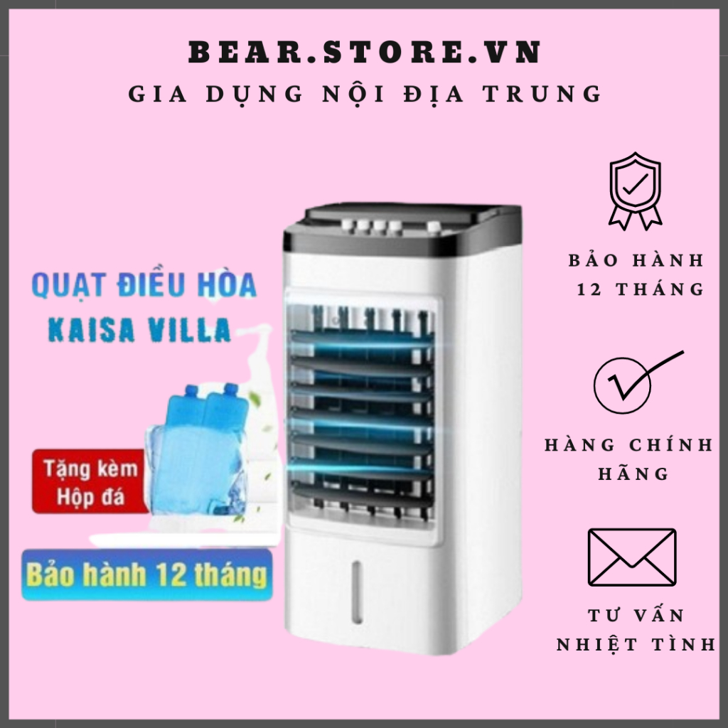 Quạt điều hòa hơi nước Mini Kaisa Villa JD-8096 – Dung tích 4 lít, Vận hành êm ái, Bảo hành 12 tháng