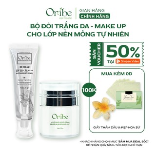 Combo Makeup, Sáng Da Toàn Diện Oribe Dưỡng Ẩm, Trắng Da Tự Nhiên - 200g