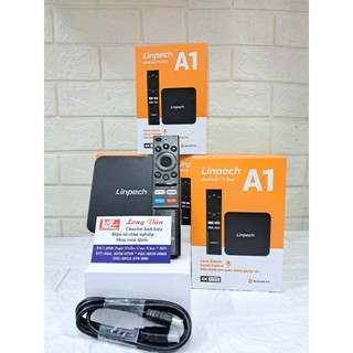 Android Box A1 Chính Hãng Linpech. Kèm Khiển Voice. Ram 2GB-Rom 16Gb. Chip Amlogic S905W2-Bluetooth 5.0-Android 11.0