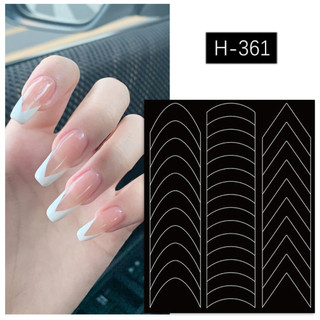 Sticker dán móng dặm ombre , fen đầu móng