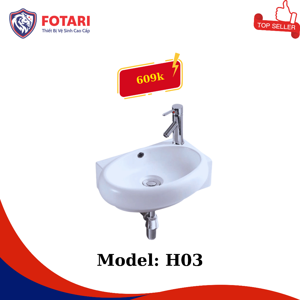 Lavabo Treo Tường H03