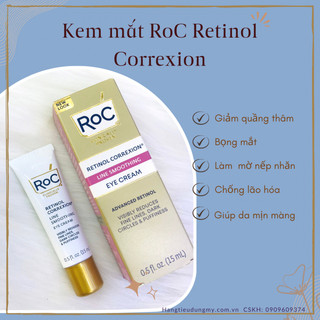 Kem mắt giảm nếp nhăn quầng thâm bọng mắt RoC Retinol Correxion 15ml | Hàng Mỹ