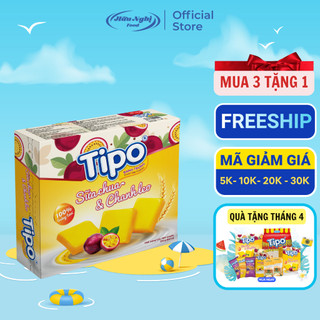 (MUA 2 TẶNG 1 Tipo chanh leo 115g ) Tipo Bánh Trứng Kem Sữa Chua Chanh Leo 250g