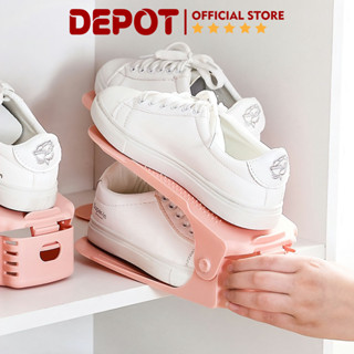   Mua 10 tặng 1  Combo 10 KHAY ĐỰNG GIÀY THÔNG MINH  cao cấp ĐẾ ĐỂ GIÀY DÉP điều chỉnh được nấc tiết kiệm diện tích 