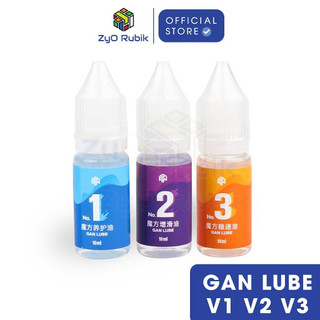 Dầu Bôi Trơn Rubik - Gan Lube V1, V2, V3 ( Thế Hệ Mới Chai 10ml ) - Zyo Rubik