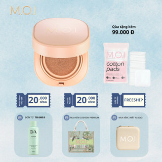 Phấn nước trang điểm M.O.I cosmetics kiềm dầu chống nắng và che phủ 5M baby skin cushion